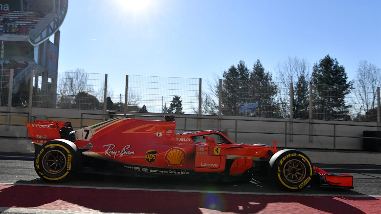 Kimi Raikkonen (FIN) Ferrari SF-71H at Formula One Testing, Day Four, Barcelona, Spain, 9 March 2018. © Mark Sutton/Sutton Images