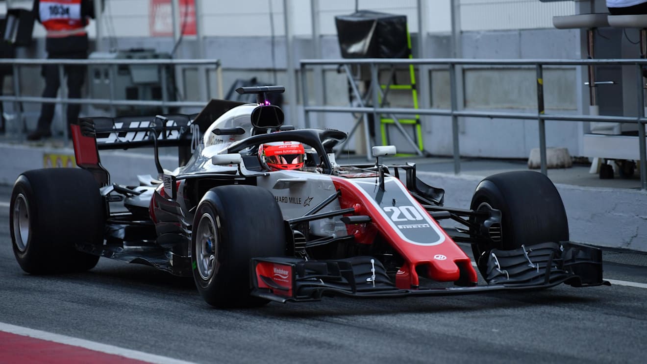 Kevin Magnussen (DEN) Haas VF-18 at Formula One Testing, Day One, Barcelona, Spain, 6 March 2018. © Mark Sutton/Sutton Images