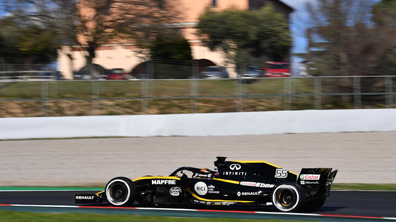 Carlos Sainz jr (ESP) Renault Sport F1 Team RS18 at Formula One Testing, Day One, Barcelona, Spain, 6 March 2018. © Mark Sutton/Sutton Images