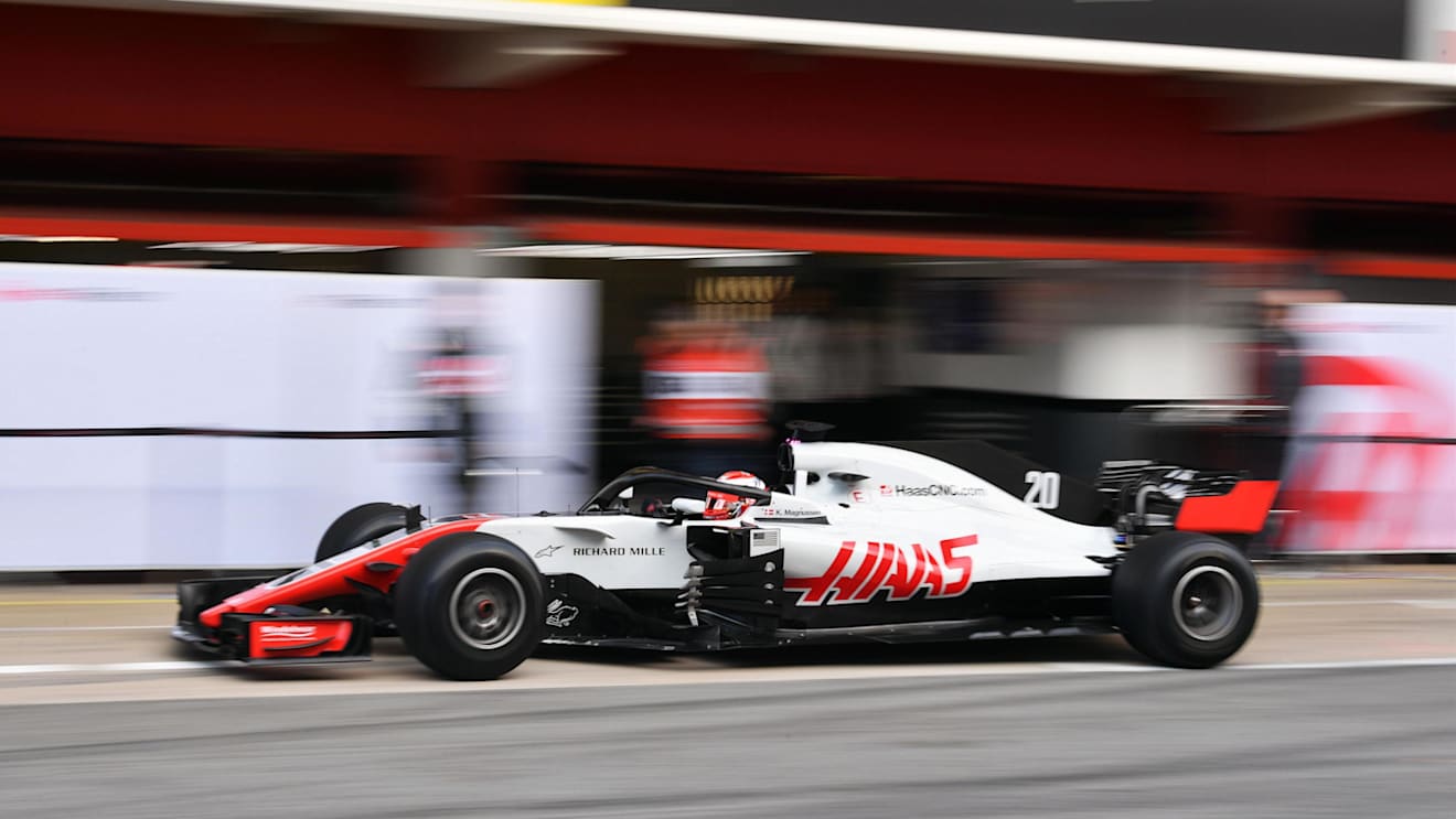 Kevin Magnussen (DEN) Haas VF-18 at Formula One Testing, Day Three, Barcelona, Spain, 8 March 2018. © Mark Sutton/Sutton Images