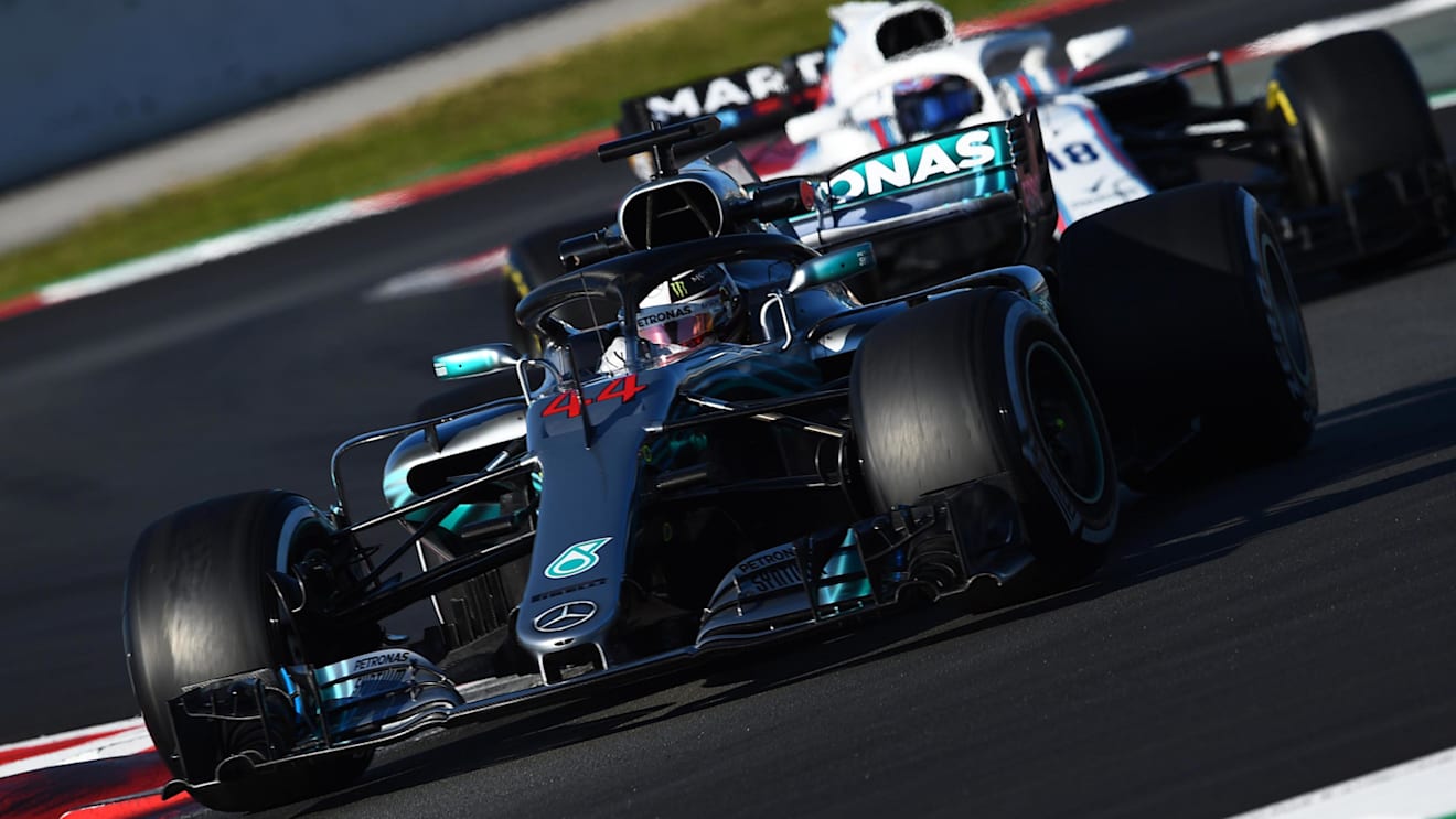 Lewis Hamilton (GBR) Mercedes-AMG F1 W09 EQ Power+ at Formula One Testing, Day Two, Barcelona, Spain, 7 March 2018. © Jerry Andre/Sutton Images
