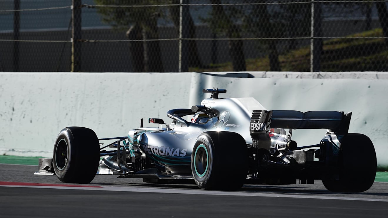 Lewis Hamilton (GBR) Mercedes-AMG F1 W09 EQ Power+ at Formula One Testing, Day Two, Barcelona, Spain, 7 March 2018. © Jerry Andre/Sutton Images