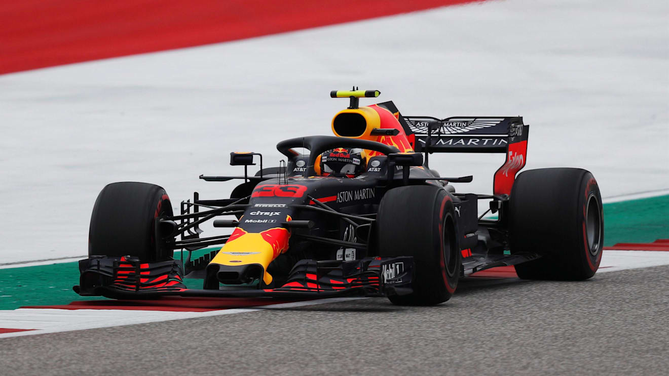 Max Verstappen, Red Bull Racing RB14 at Formula One World Championship, Rd18, United States Grand Prix, Qualifying, Circuit of the Americas, Austin, Texas, USA, Saturday 20 October 2018.