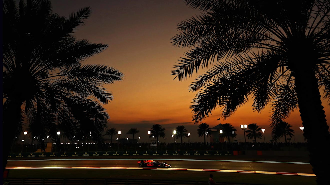 ABU DHABI, UNITED ARAB EMIRATES - DECEMBER 01: Max Verstappen of the Netherlands driving the (33) Aston Martin Red Bull Racing RB15 on track during the F1 Grand Prix of Abu Dhabi at Yas Marina Circuit on December 01, 2019 in Abu Dhabi, United Arab Emirates. (Photo by Mark Thompson/Getty Images)