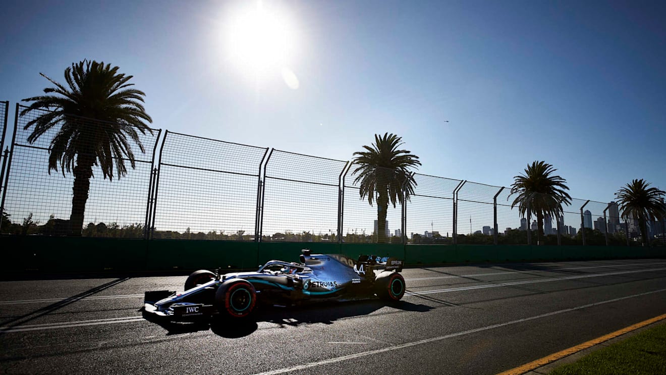 MELBOURNE GRAND PRIX CIRCUIT, AUSTRALIA - MARCH 15: Lewis Hamilton, Mercedes AMG F1 W10 during the Australian GP at Melbourne Grand Prix Circuit on March 15, 2019 in Melbourne Grand Prix Circuit, Australia.