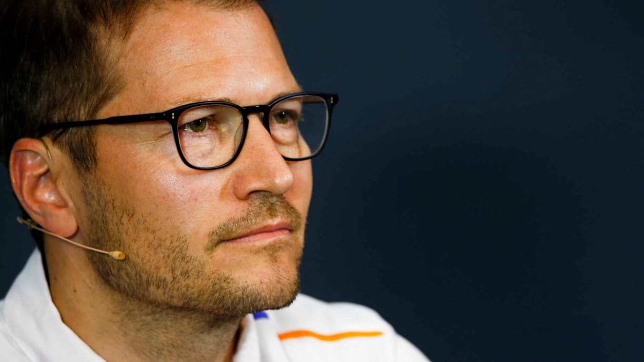 RED BULL RING, AUSTRIA - JUNE 28: Andreas Seidl, Team Principal, McLaren, in the team principals Press Conference during the Austrian GP at Red Bull Ring on June 28, 2019 in Red Bull Ring, Austria. (Photo by Andy Hone / LAT Images)