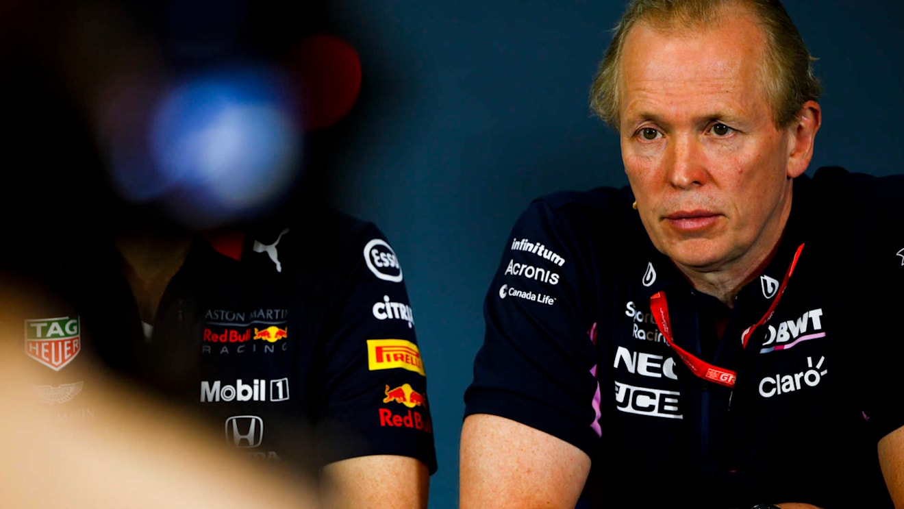 RED BULL RING, AUSTRIA - JUNE 28: Andrew Green, Technical Director, Racing Point, in the team principals Press Conference during the Austrian GP at Red Bull Ring on June 28, 2019 in Red Bull Ring, Austria. (Photo by Andy Hone / LAT Images)