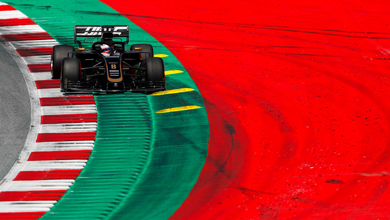 RED BULL RING, AUSTRIA - JUNE 29: Romain Grosjean, Haas VF-19 during the Austrian GP at Red Bull Ring on June 29, 2019 in Red Bull Ring, Austria. (Photo by Zak Mauger / LAT Images)