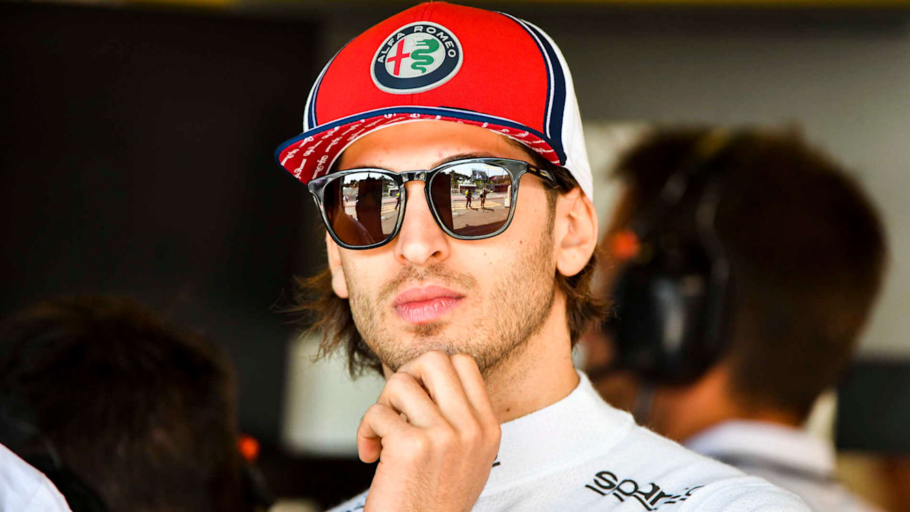 BAKU CITY CIRCUIT, AZERBAIJAN - APRIL 26: Antonio Giovinazzi, Alfa Romeo Racing during the Azerbaijan GP at Baku City Circuit on April 26, 2019 in Baku City Circuit, Azerbaijan. (Photo by Mark Sutton / Sutton Images)