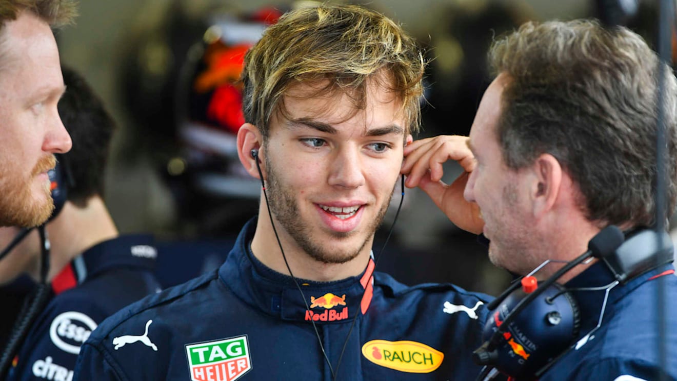 BAKU CITY CIRCUIT, AZERBAIJAN - APRIL 26: Pierre Gasly, Red Bull Racing during the Azerbaijan GP at Baku City Circuit on April 26, 2019 in Baku City Circuit, Azerbaijan. (Photo by Mark Sutton / Sutton Images)