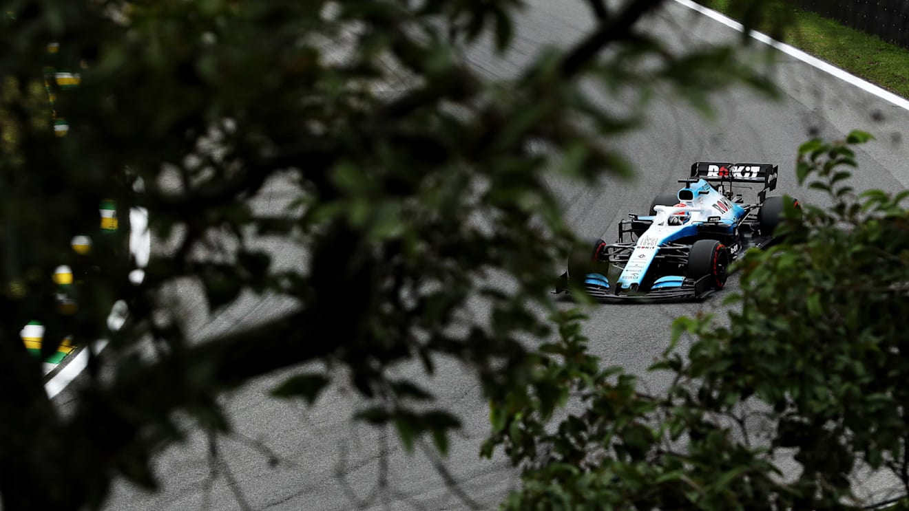 SAO PAULO, BRAZIL - NOVEMBER 15: George Russell of Great Britain driving the (63) Rokit Williams Racing FW42 Mercedes on track during practice for the F1 Grand Prix of Brazil at Autodromo Jose Carlos Pace on November 15, 2019 in Sao Paulo, Brazil. (Photo by Robert Cianflone/Getty Images)