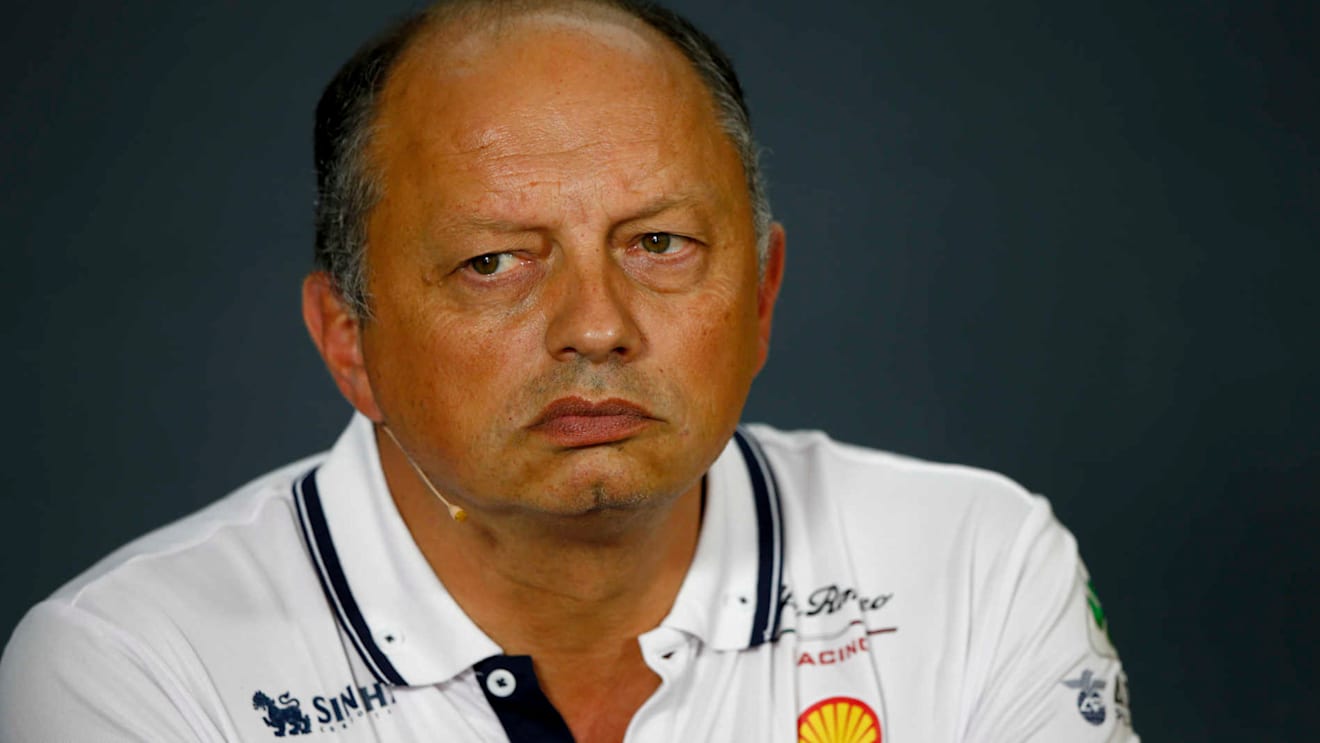 CIRCUIT PAUL RICARD, FRANCE - JUNE 21: Frederic Vasseur, Team Principal, Alfa Romeo Racing, in the team principals Press Conference during the French GP at Circuit Paul Ricard on June 21, 2019 in Circuit Paul Ricard, France. (Photo by Andy Hone / LAT Images)