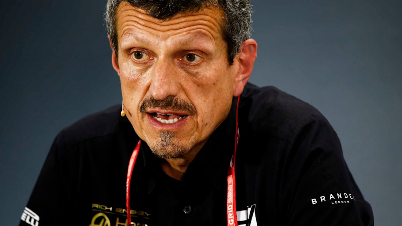 HOCKENHEIMRING, GERMANY - JULY 26: Guenther Steiner, Team Principal, Haas F1, in the Team Principals Press Conference during the German GP at Hockenheimring on July 26, 2019 in Hockenheimring, Germany. (Photo by Andy Hone / LAT Images)