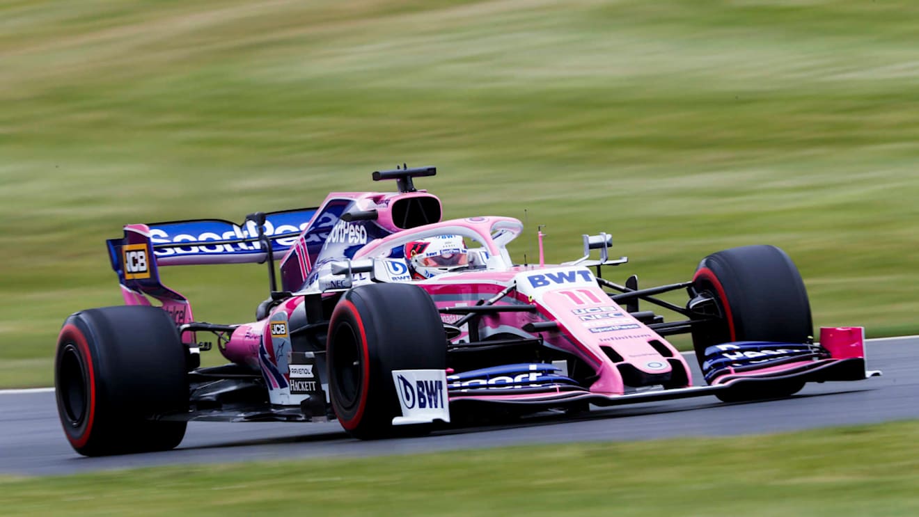 SILVERSTONE, UNITED KINGDOM - JULY 13: Sergio Perez, Racing Point RP19 during the British GP at Silverstone on July 13, 2019 in Silverstone, United Kingdom. (Photo by Glenn Dunbar / LAT Images)