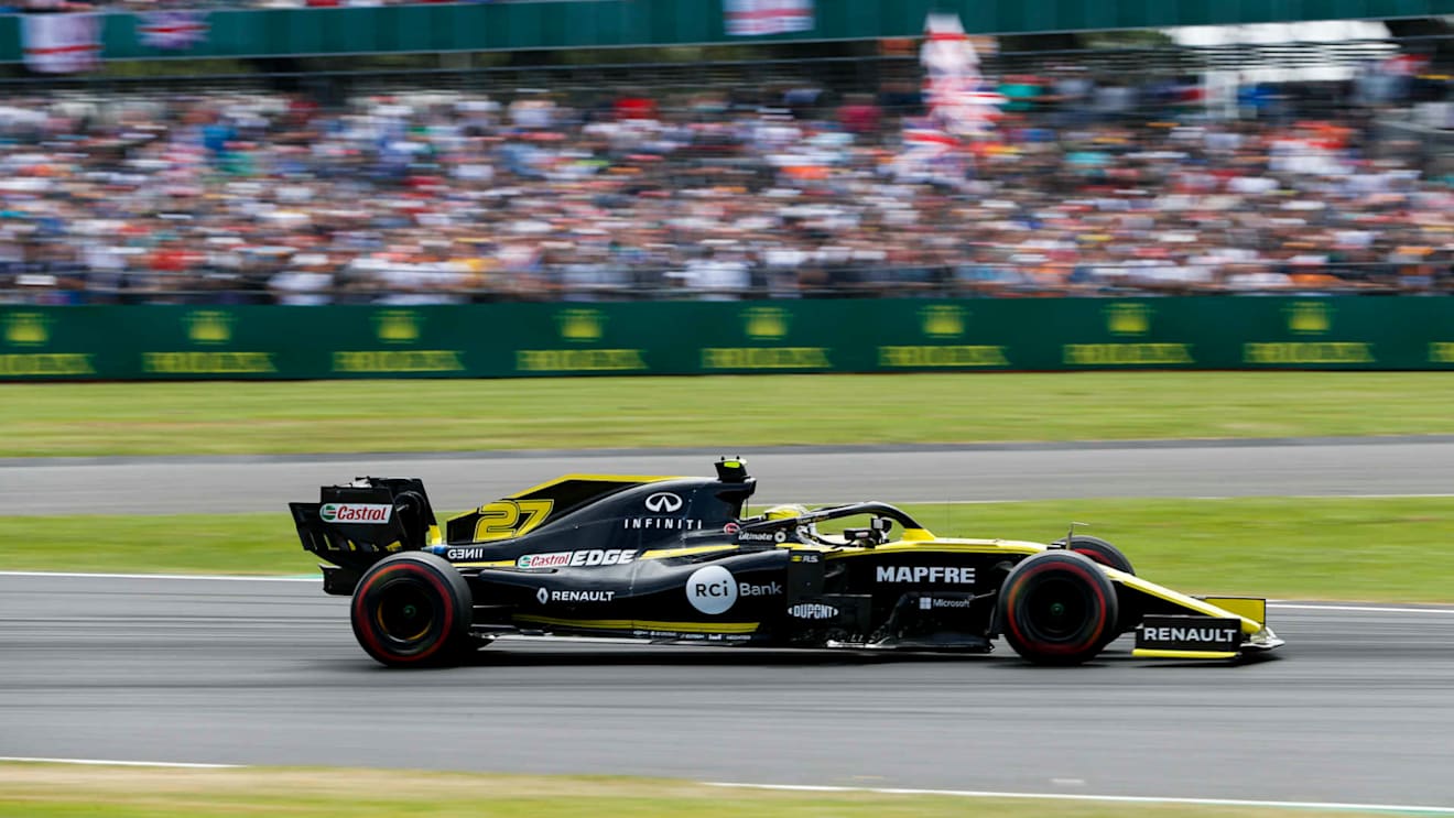SILVERSTONE, UNITED KINGDOM - JULY 14: Nico Hulkenberg, Renault R.S. 19 during the British GP at Silverstone on July 14, 2019 in Silverstone, United Kingdom. (Photo by Zak Mauger / LAT Images)
