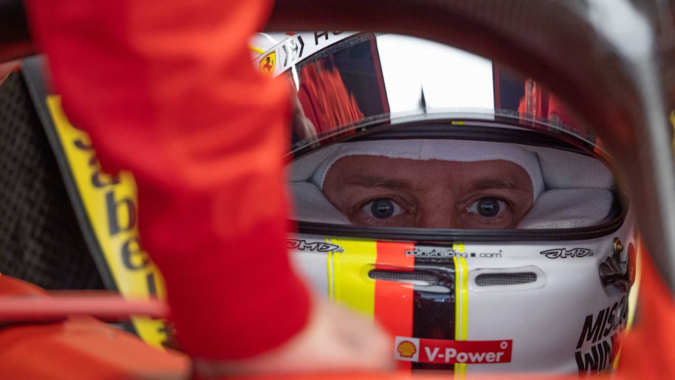 CIRCUIT DE BARCELONA-CATALUNYA, SPAIN - MAY 12: Sebastian Vettel, Ferrari during the Spanish GP at Circuit de Barcelona-Catalunya on May 12, 2019 in Circuit de Barcelona-Catalunya, Spain. (Photo by Simon Galloway / Sutton Images)