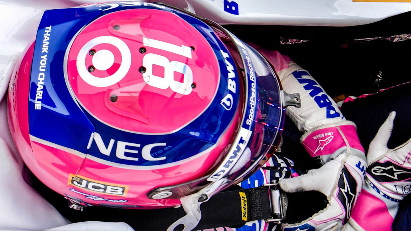 BAHRAIN INTERNATIONAL CIRCUIT, BAHRAIN - APRIL 02: Lance Stroll, Racing Point RP19 during the Bahrain April testing at Bahrain International Circuit on April 02, 2019 in Bahrain International Circuit, Bahrain. (Photo by Jerry Andre / Sutton Images)