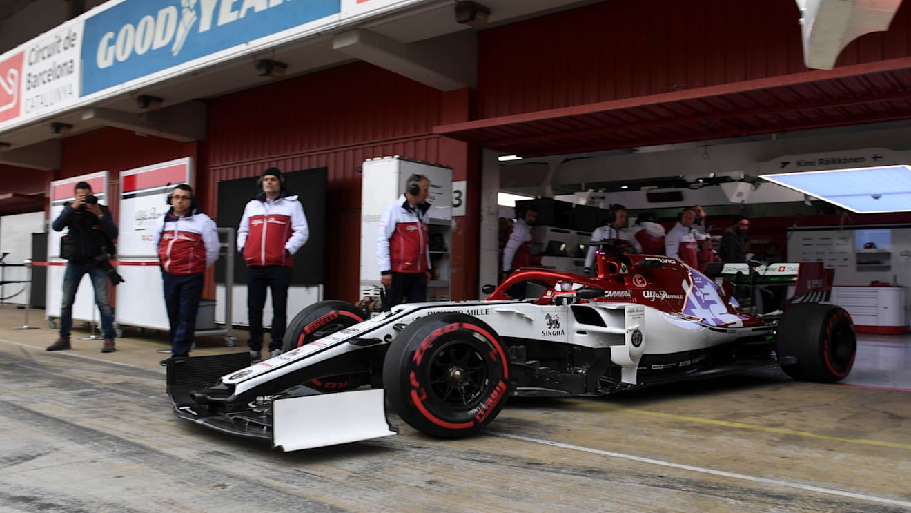 CIRCUIT DE BARCELONA-CATALUNYA, SPAIN - FEBRUARY 20: Circuit de Barcelona-Catalunya during the Barcelona February testing at Circuit de Barcelona-Catalunya on February 20, 2019 in Circuit de Barcelona-Catalunya, Spain.