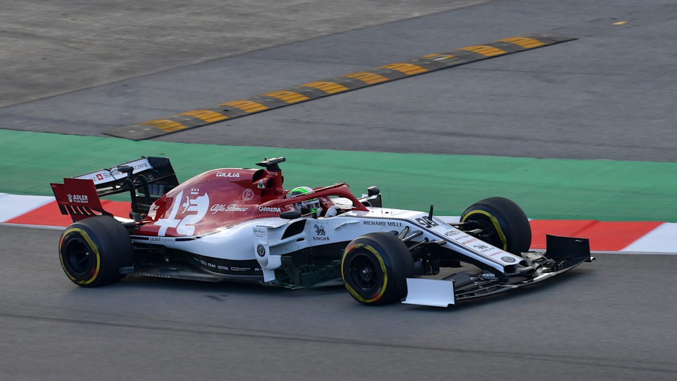 CIRCUIT DE BARCELONA-CATALUNYA, SPAIN - FEBRUARY 19: Antonio Giovinazzi, Alfa Romeo Racing C38 during the Barcelona February testing at Circuit de Barcelona-Catalunya on February 19, 2019 in Circuit de Barcelona-Catalunya, Spain. (Photo by Jerry Andre / Sutton Images)