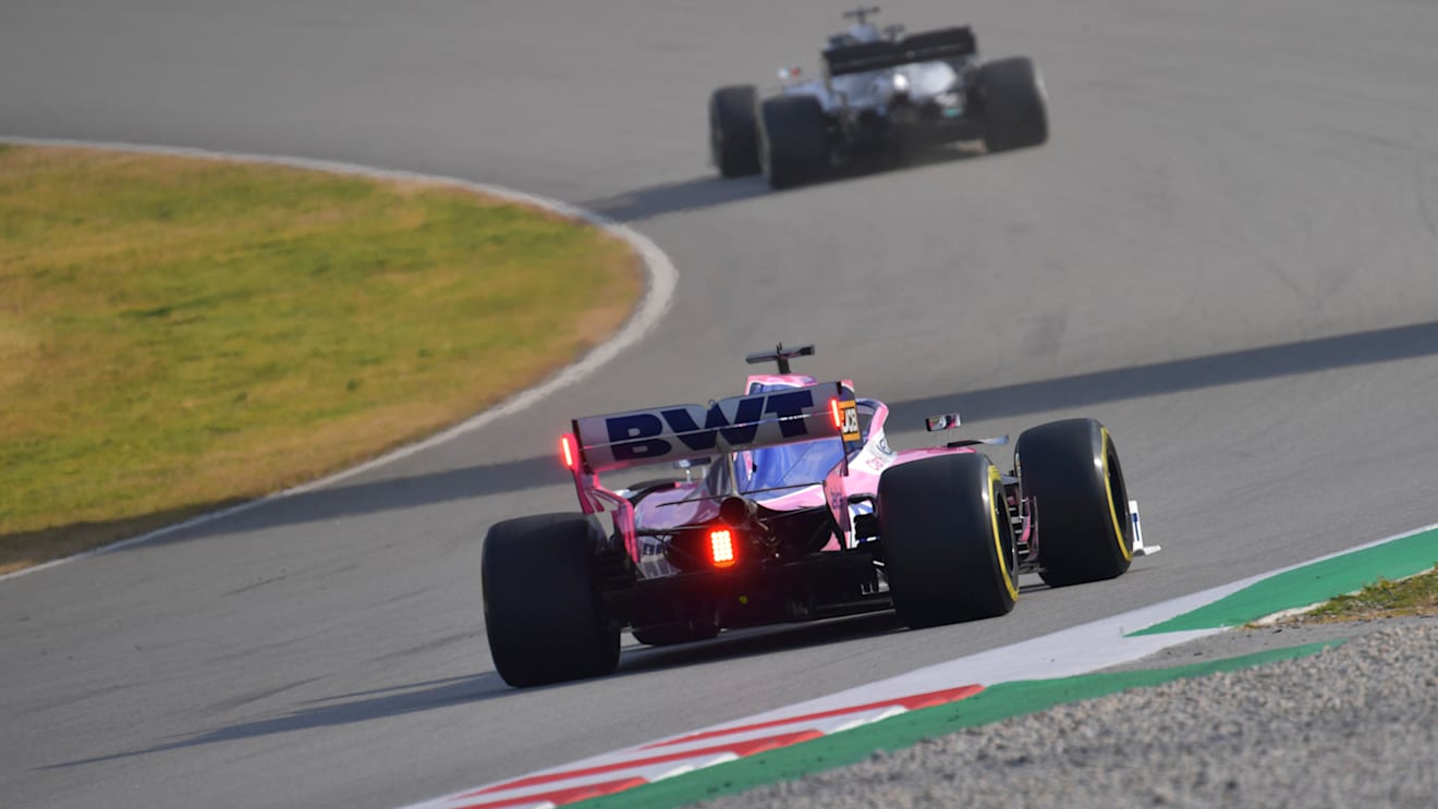 CIRCUIT DE BARCELONA-CATALUNYA, SPAIN - FEBRUARY 19: Lance Stroll, SportPesa Racing Point F1 Team RP19 during the Barcelona February testing at Circuit de Barcelona-Catalunya on February 19, 2019 in Circuit de Barcelona-Catalunya, Spain. (Photo by Jerry Andre / Sutton Images)