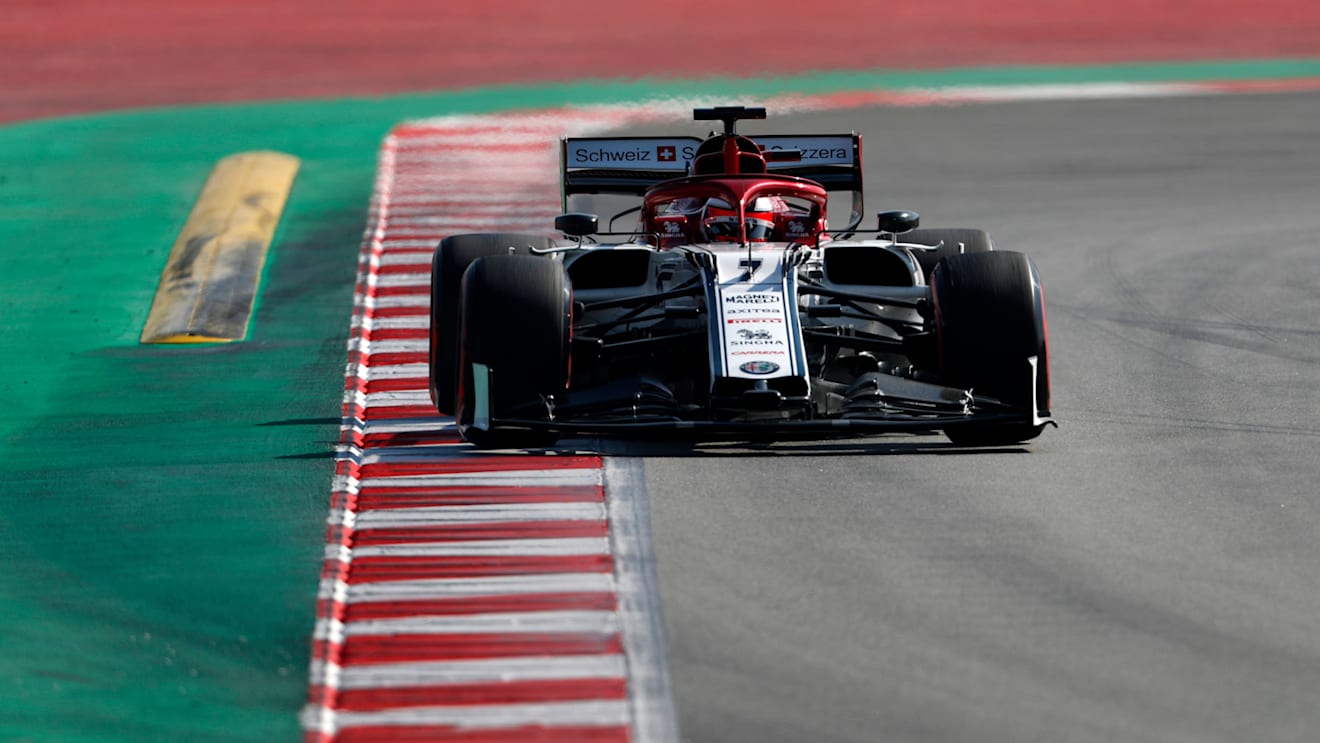 CIRCUIT DE BARCELONA-CATALUNYA, SPAIN - MARCH 01: Kimi Raikkonen, Alfa Romeo Racing C38 during the Barcelona February testing II at Circuit de Barcelona-Catalunya on March 01, 2019 in Circuit de Barcelona-Catalunya, Spain. (Photo by Zak Mauger / LAT Images)