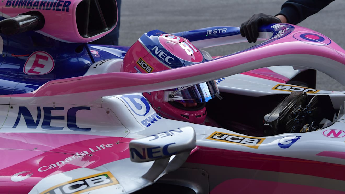 CIRCUIT DE BARCELONA-CATALUNYA, SPAIN - FEBRUARY 28: Lance Stroll, SportPesa Racing Point F1 Team RP19 during the Barcelona February testing II at Circuit de Barcelona-Catalunya on February 28, 2019 in Circuit de Barcelona-Catalunya, Spain. (Photo by Jerry Andre / Sutton Images)