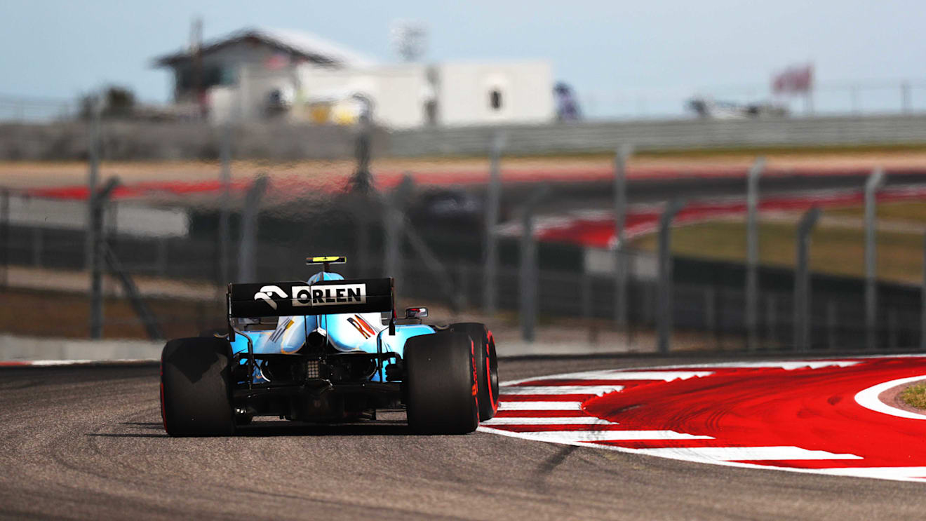 AUSTIN, TEXAS - NOVEMBER 01: Robert Kubica of Poland driving the (88) Rokit Williams Racing FW42 Mercedes on track during practice for the F1 Grand Prix of USA at Circuit of The Americas on November 01, 2019 in Austin, Texas. (Photo by Dan Istitene/Getty Images)