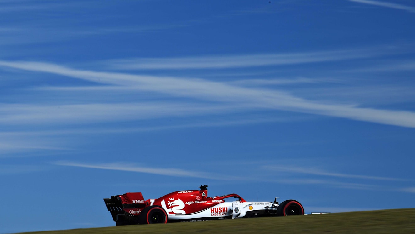 AUSTIN, TEXAS - NOVEMBER 02: Kimi Raikkonen of Finland driving the (7) Alfa Romeo Racing C38 Ferrari on track during final practice for the F1 Grand Prix of USA at Circuit of The Americas on November 02, 2019 in Austin, Texas. (Photo by Clive Mason/Getty Images)