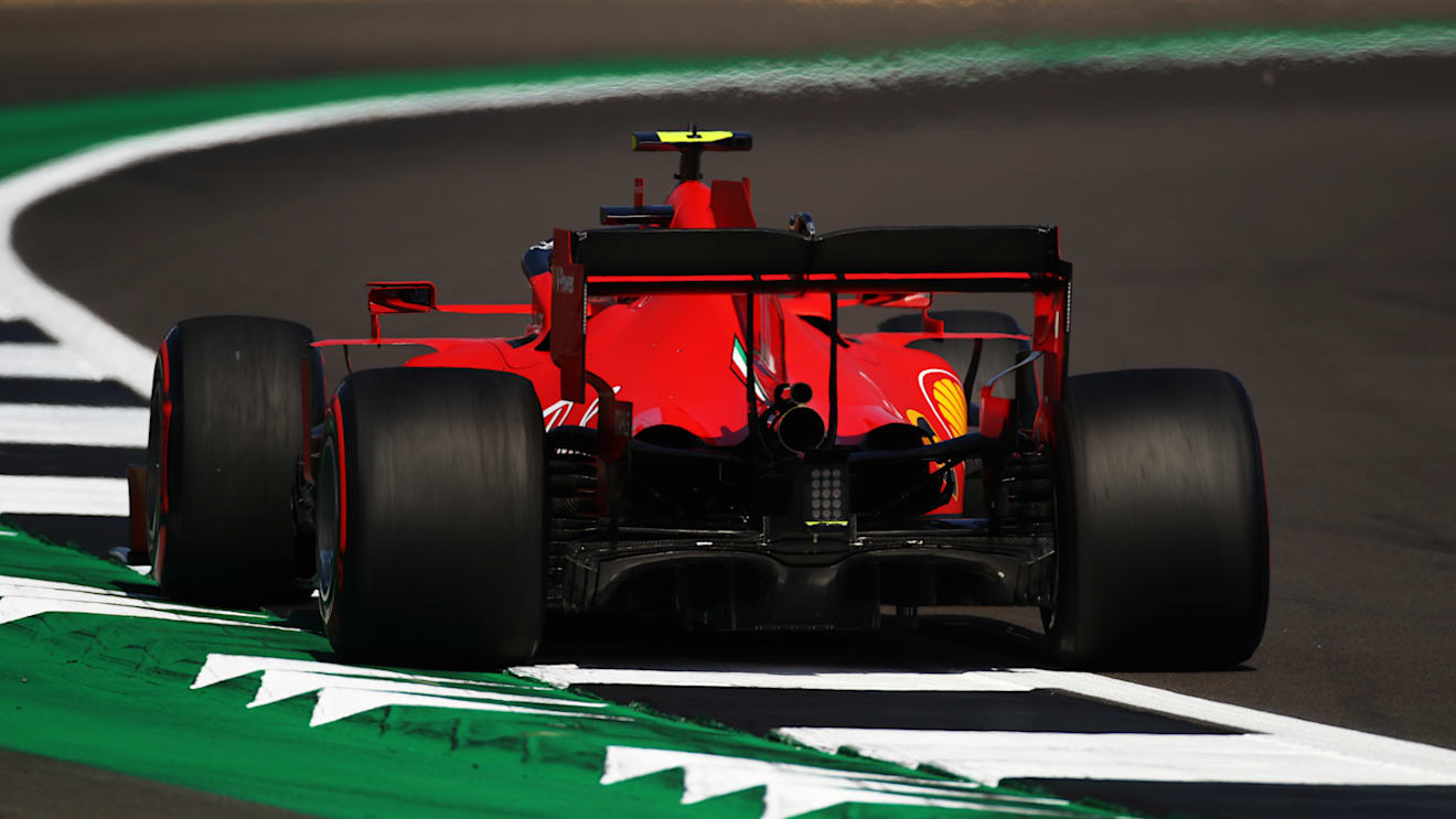 NORTHAMPTON, ENGLAND - AUGUST 08: Charles Leclerc of Monaco driving the (16) Scuderia Ferrari SF1000 on track during final practice for the F1 70th Anniversary Grand Prix at Silverstone on August 08, 2020 in Northampton, England. (Photo by Bryn Lennon/Getty Images)