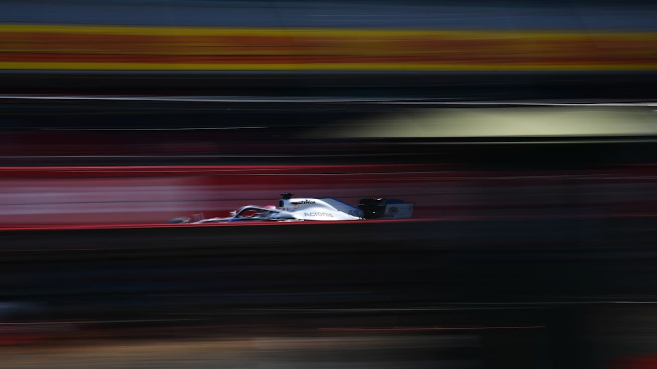 NORTHAMPTON, ENGLAND - AUGUST 09: George Russell of Great Britain driving the (63) Williams Racing FW43 Mercedes on track during the F1 70th Anniversary Grand Prix at Silverstone on August 09, 2020 in Northampton, England. (Photo by Mario Renzi - Formula 1/Formula 1 via Getty Images)