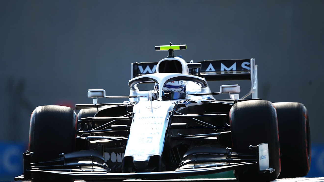 ABU DHABI, UNITED ARAB EMIRATES - DECEMBER 12: Nicholas Latifi of Canada driving the (6) Williams Racing FW43 Mercedes on track during final practice ahead of the F1 Grand Prix of Abu Dhabi at Yas Marina Circuit on December 12, 2020 in Abu Dhabi, United Arab Emirates. (Photo by Bryn Lennon/Getty Images)