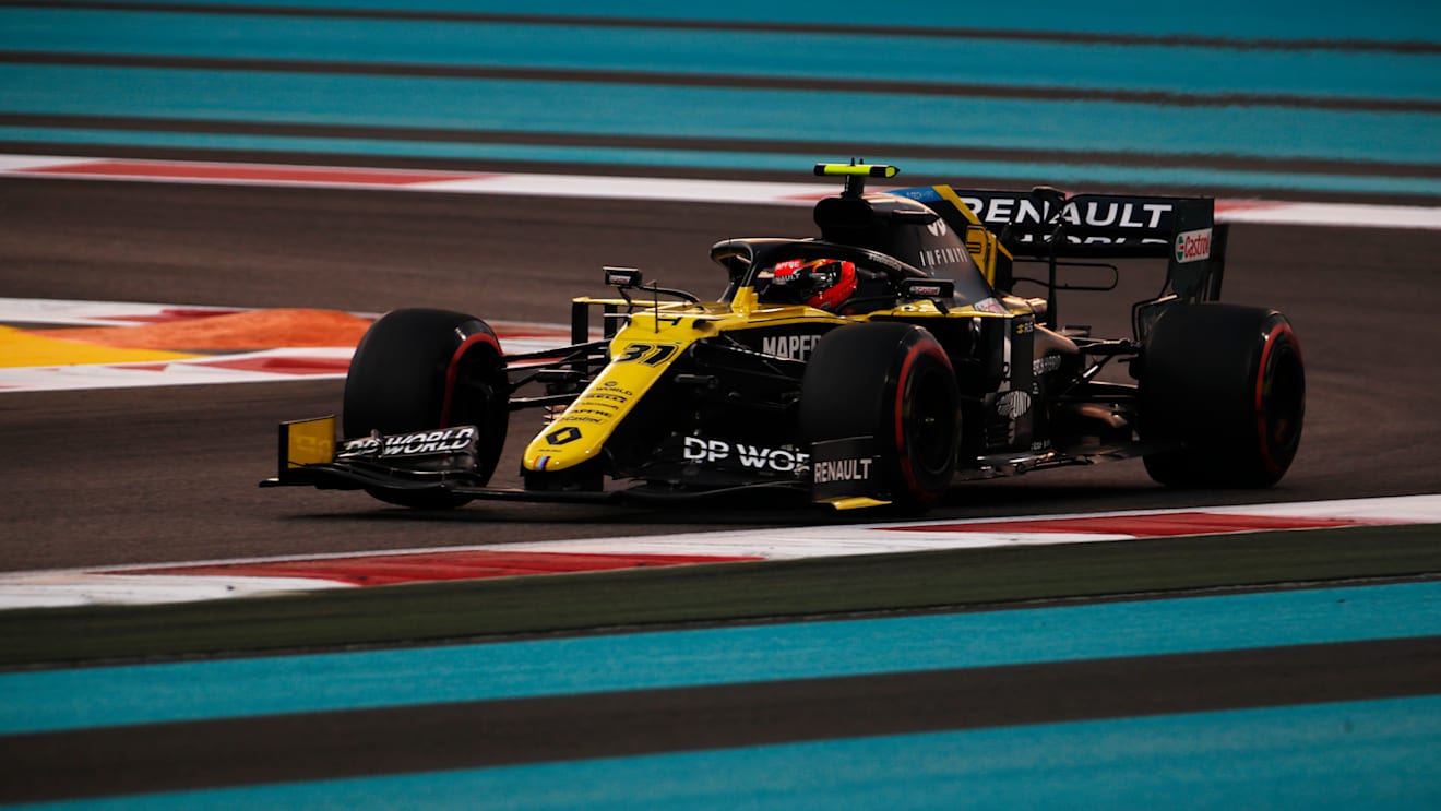 ABU DHABI, UNITED ARAB EMIRATES - DECEMBER 12: Esteban Ocon of France driving the (31) Renault Sport Formula One Team RS20 on track during qualifying ahead of the F1 Grand Prix of Abu Dhabi at Yas Marina Circuit on December 12, 2020 in Abu Dhabi, United Arab Emirates. (Photo by Hamad I Mohammed - Pool/Getty Images)