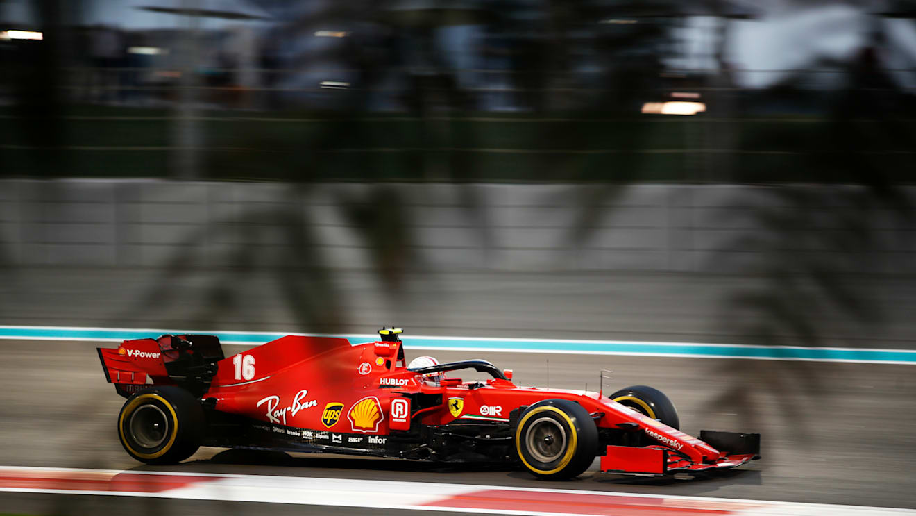 ABU DHABI, UNITED ARAB EMIRATES - DECEMBER 13: Charles Leclerc of Monaco driving the (16) Scuderia Ferrari SF1000 during the F1 Grand Prix of Abu Dhabi at Yas Marina Circuit on December 13, 2020 in Abu Dhabi, United Arab Emirates. (Photo by Hamad I Mohammed - Pool/Getty Images)
