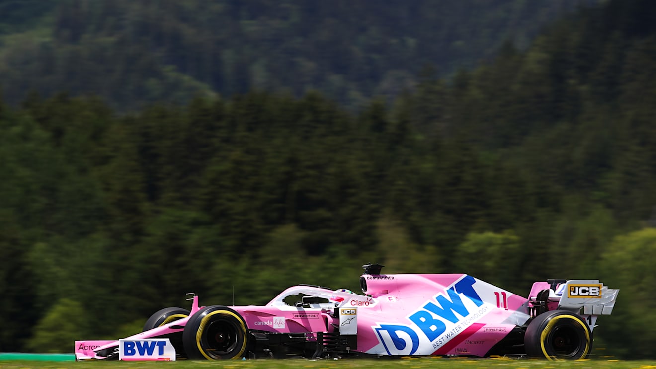 SPIELBERG, AUSTRIA - JULY 04: Sergio Perez of Mexico driving the (11) Racing Point RP20 Mercedes on track during final practice for the Formula One Grand Prix of Austria at Red Bull Ring on July 04, 2020 in Spielberg, Austria. (Photo by Bryn Lennon/Getty Images)