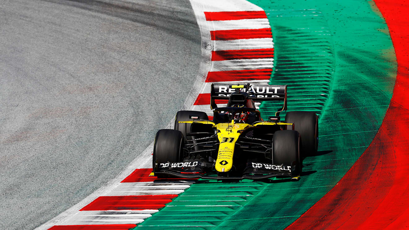 SPIELBERG, AUSTRIA - JULY 05: Esteban Ocon of France driving the (31) Renault Sport Formula One Team RS20 on track during the Formula One Grand Prix of Austria at Red Bull Ring on July 05, 2020 in Spielberg, Austria. (Photo by Leonhard Foeger/Pool via Getty Images)