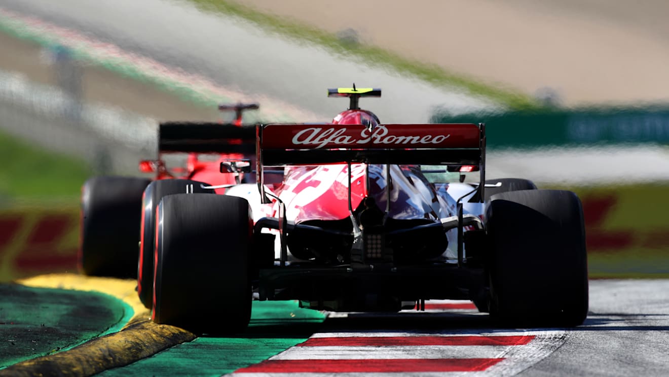 SPIELBERG, AUSTRIA - JULY 05: Antonio Giovinazzi of Italy driving the (99) Alfa Romeo Racing C39 Ferrari on track during the Formula One Grand Prix of Austria at Red Bull Ring on July 05, 2020 in Spielberg, Austria. (Photo by Mark Thompson/Getty Images)