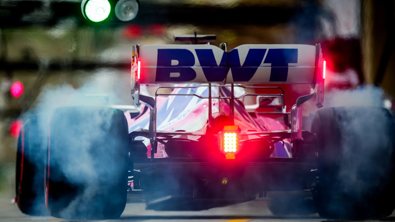 BAHRAIN, BAHRAIN - NOVEMBER 27: Sergio Perez of Mexico and Racing Point  during final practice ahead of the F1 Grand Prix of Bahrain at Bahrain International Circuit on November 27, 2020 in Bahrain, Bahrain. (Photo by Peter Fox/Getty Images)