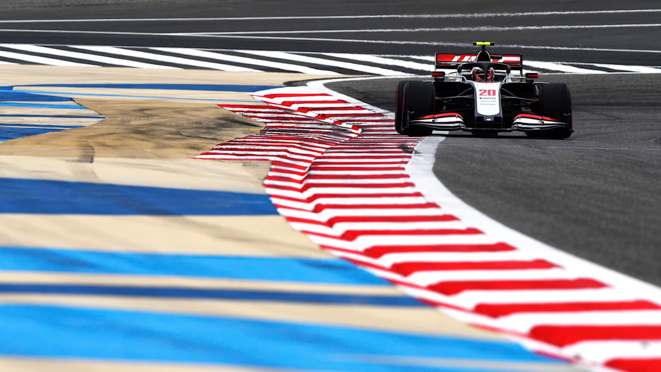 BAHRAIN, BAHRAIN - NOVEMBER 28: Kevin Magnussen of Denmark driving the (20) Haas F1 Team VF-20 Ferrari on track during final practice ahead of the F1 Grand Prix of Bahrain at Bahrain International Circuit on November 28, 2020 in Bahrain, Bahrain. (Photo by Rudy Carezzevoli/Getty Images)