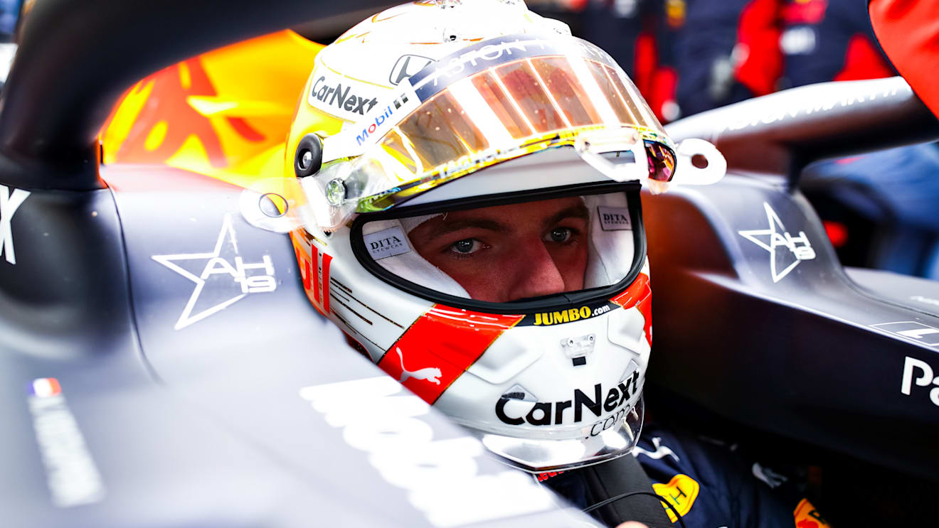 SPA, BELGIUM - AUGUST 28: Max Verstappen of Netherlands and Red Bull Racing prepares to drive in the garage during practice for the F1 Grand Prix of Belgium at Circuit de Spa-Francorchamps on August 28, 2020 in Spa, Belgium. (Photo by Mark Thompson/Getty Images,)