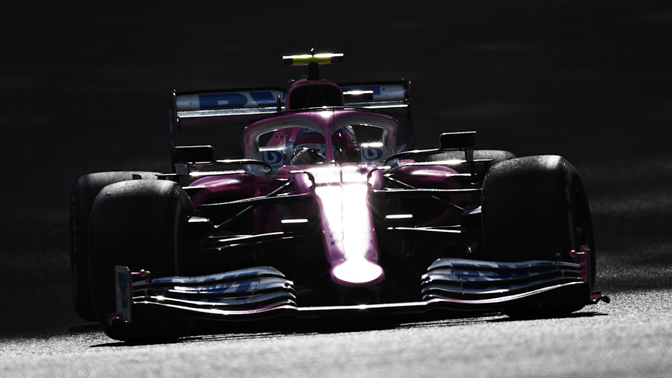 SPA, BELGIUM - AUGUST 30: Lance Stroll of Canada driving the (18) Racing Point RP20 Mercedes on track during the F1 Grand Prix of Belgium at Circuit de Spa-Francorchamps on August 30, 2020 in Spa, Belgium. (Photo by Clive Mason - Formula 1/Formula 1 via Getty Images)