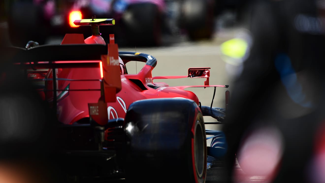 SPA, BELGIUM - AUGUST 30: Charles Leclerc of Monaco driving the (16) Scuderia Ferrari SF1000 on the grid during the F1 Grand Prix of Belgium at Circuit de Spa-Francorchamps on August 30, 2020 in Spa, Belgium. (Photo by Mario Renzi - Formula 1/Formula 1 via Getty Images)