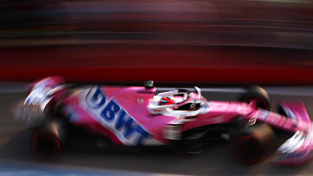 IMOLA, ITALY - OCTOBER 31: Sergio Perez of Mexico driving the (11) Racing Point RP20 Mercedes in the Pitlane during qualifying ahead of the F1 Grand Prix of Emilia Romagna at Autodromo Enzo e Dino Ferrari on October 31, 2020 in Imola, Italy. (Photo by Mark Thompson/Getty Images)