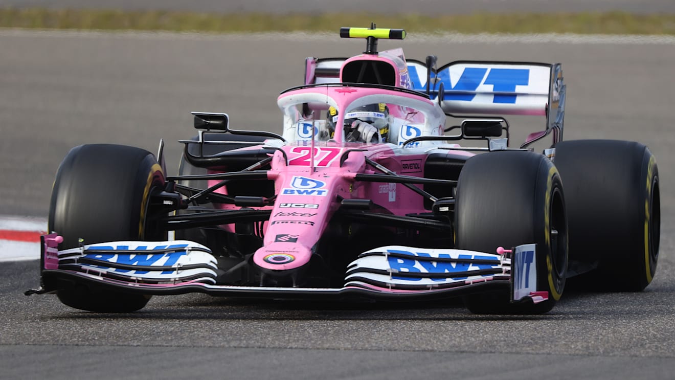 NUERBURG, GERMANY - OCTOBER 11: Nico Hulkenberg of Germany driving the (27) Racing Point RP20 Mercedes on track during the F1 Eifel Grand Prix at Nuerburgring on October 11, 2020 in Nuerburg, Germany. (Photo by Wolfgang Rattay - Pool/Getty Images)