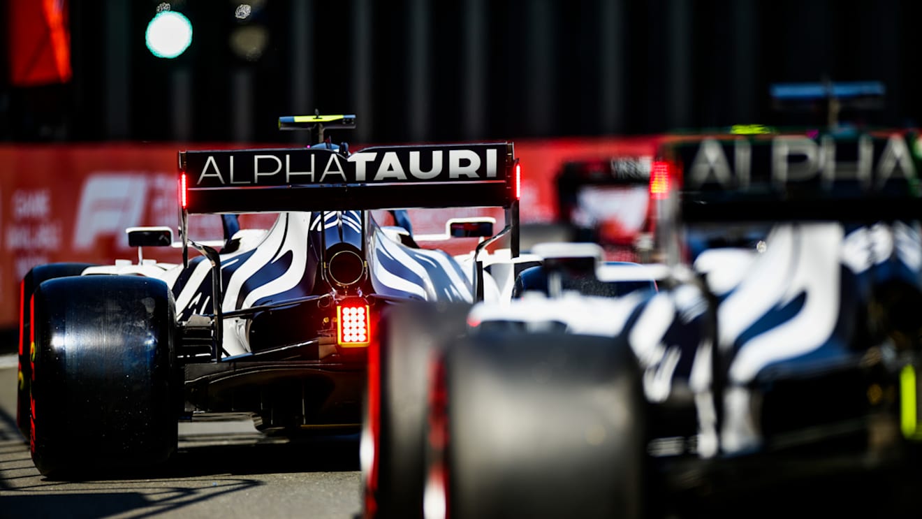 NORTHAMPTON, ENGLAND - JULY 31: Pierre Gasly of Scuderia AlphaTauri and France  during practice for the F1 Grand Prix of Great Britain at Silverstone on July 31, 2020 in Northampton, England. (Photo by Peter Fox/Getty Images)
