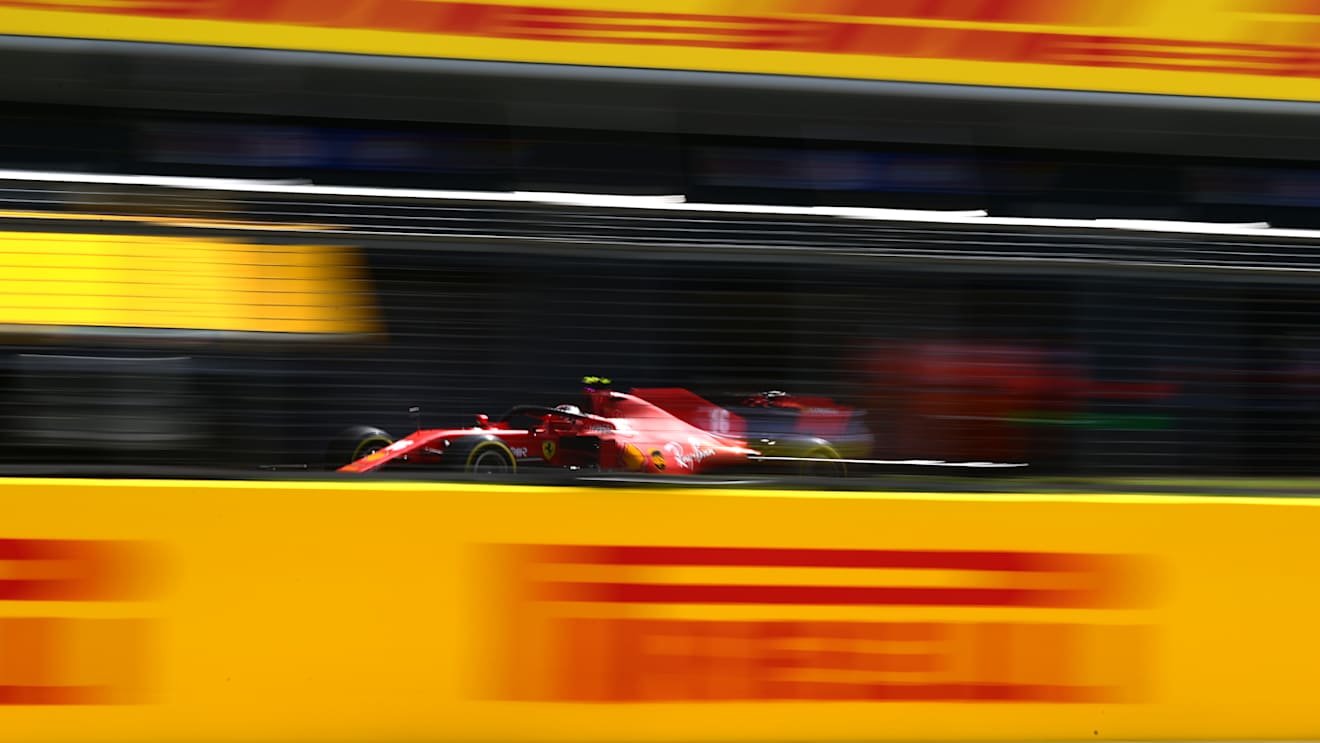 NORTHAMPTON, ENGLAND - AUGUST 02: Charles Leclerc of Monaco driving the (16) Scuderia Ferrari SF1000 drives on track during the F1 Grand Prix of Great Britain at Silverstone on August 02, 2020 in Northampton, England. (Photo by Mario Renzi - Formula 1/Formula 1 via Getty Images)