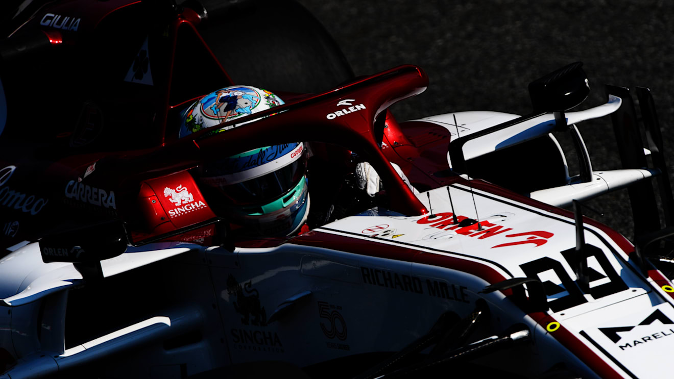 MONZA, ITALY - SEPTEMBER 04: Antonio Giovinazzi of Italy driving the (99) Alfa Romeo Racing C39 Ferrari during practice for the F1 Grand Prix of Italy at Autodromo di Monza on September 04, 2020 in Monza, Italy. (Photo by Rudy Carezzevoli/Getty Images)