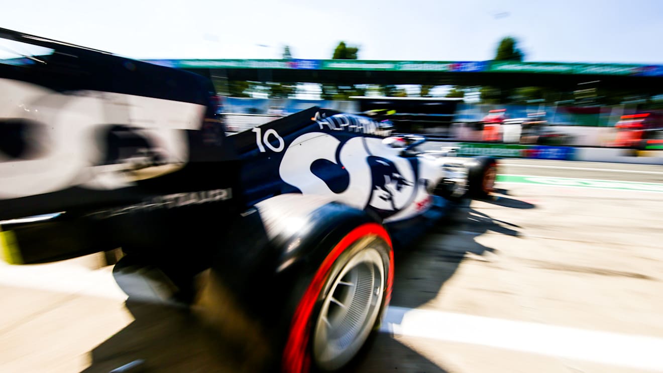MONZA, ITALY - SEPTEMBER 05: Pierre Gasly of Scuderia AlphaTauri and France  during qualifying for the F1 Grand Prix of Italy at Autodromo di Monza on September 05, 2020 in Monza, Italy. (Photo by Peter Fox/Getty Images)