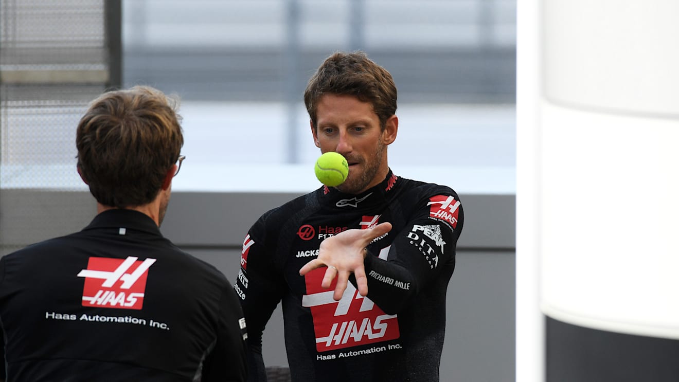 SOCHI, RUSSIA - SEPTEMBER 25: Romain Grosjean of France and Haas F1 prepares to drive during practice ahead of the F1 Grand Prix of Russia at Sochi Autodrom on September 25, 2020 in Sochi, Russia. (Photo by Kirill Kudryavtsev - Pool/Getty Images)