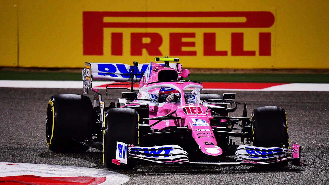 BAHRAIN, BAHRAIN - DECEMBER 04: Lance Stroll of Canada driving the (18) Racing Point RP20 Mercedes on track during practice ahead of the F1 Grand Prix of Sakhir at Bahrain International Circuit on December 04, 2020 in Bahrain, Bahrain. (Photo by Giuseppe Cacace - Pool/Getty Images)