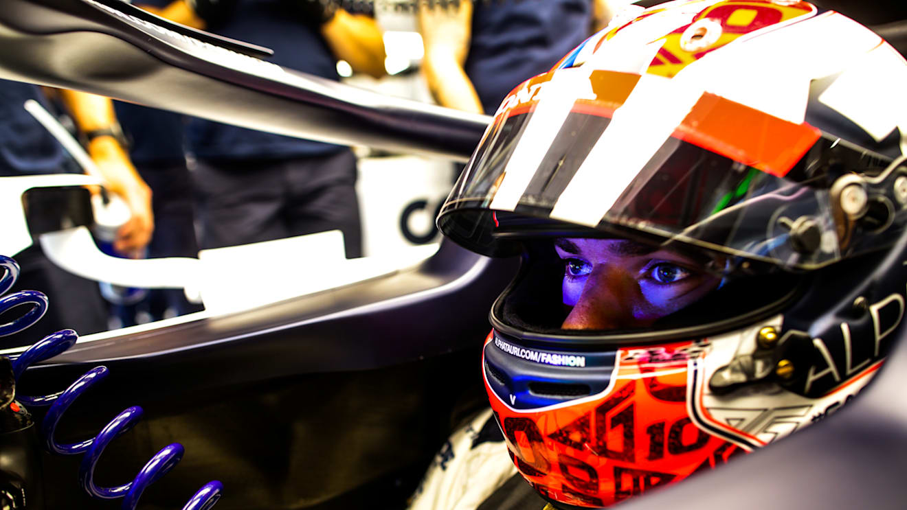 BARCELONA, SPAIN - AUGUST 15: Pierre Gasly of Scuderia AlphaTauri and France  during qualifying for the F1 Grand Prix of Spain at Circuit de Barcelona-Catalunya on August 15, 2020 in Barcelona, Spain. (Photo by Peter Fox/Getty Images)